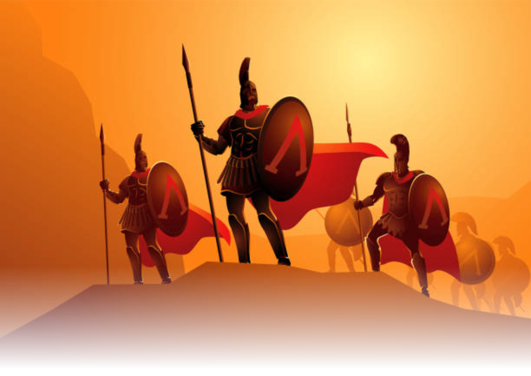 Spartan warriors